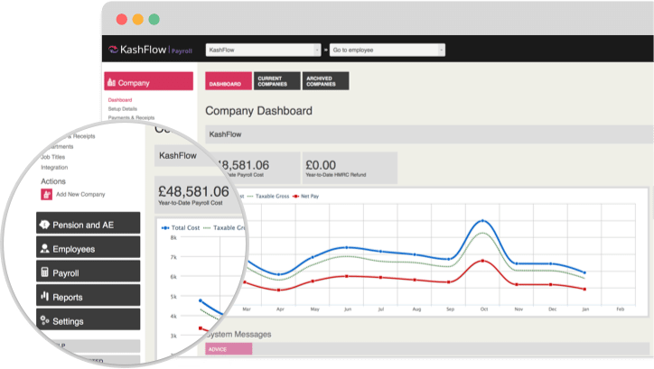 Manage your payroll in a couple of clicks