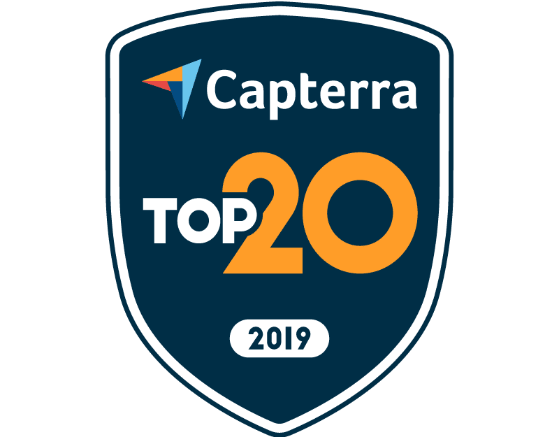 Capterra Top 20 2019 Badge